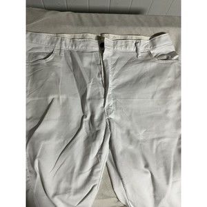 Dickies White Relaxed Fit Work Carpenter Painters Pants Adult Size 42x32 Cotton